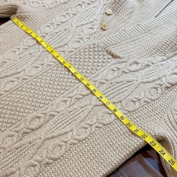 RRL Double RL Ralph Lauren Men’s Wool Hand Knit Hooded Sweater Medium - Picture 8 of 11